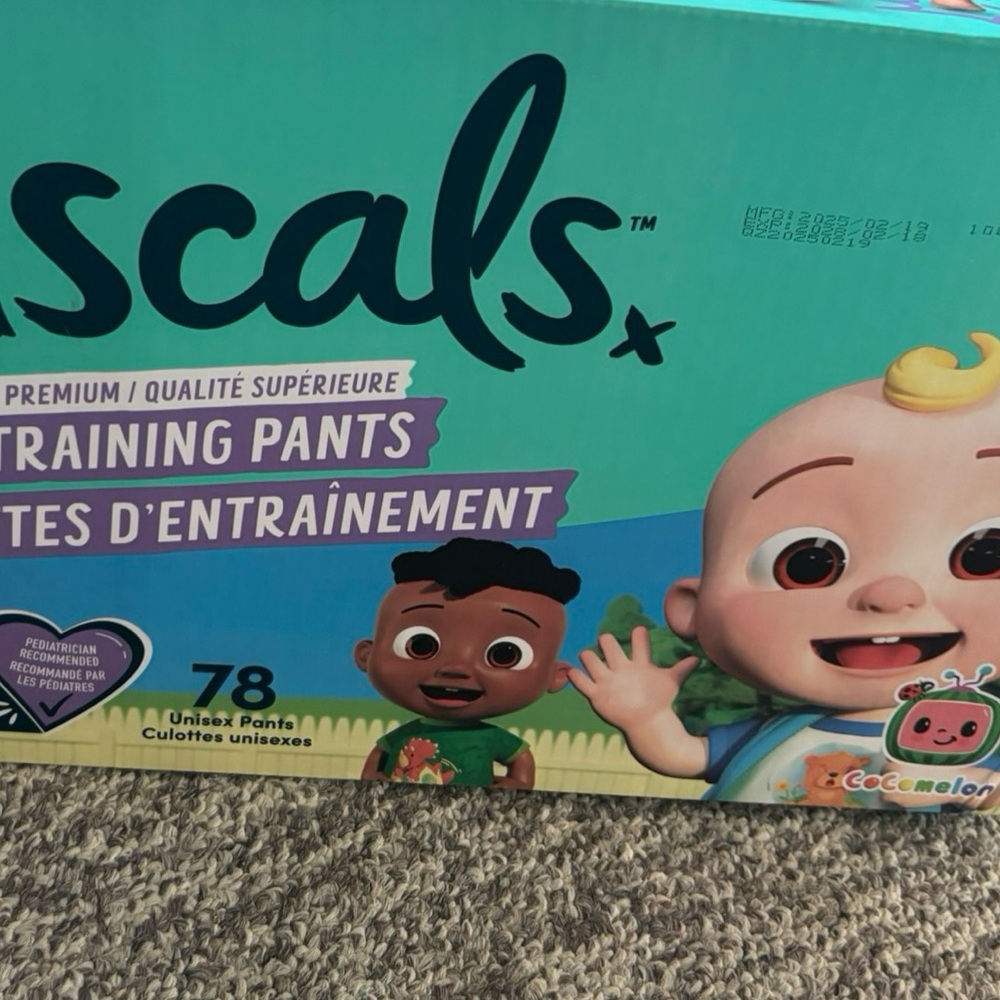 Rascals 3-4T Training Pants for Kids - 78 count. Unopened